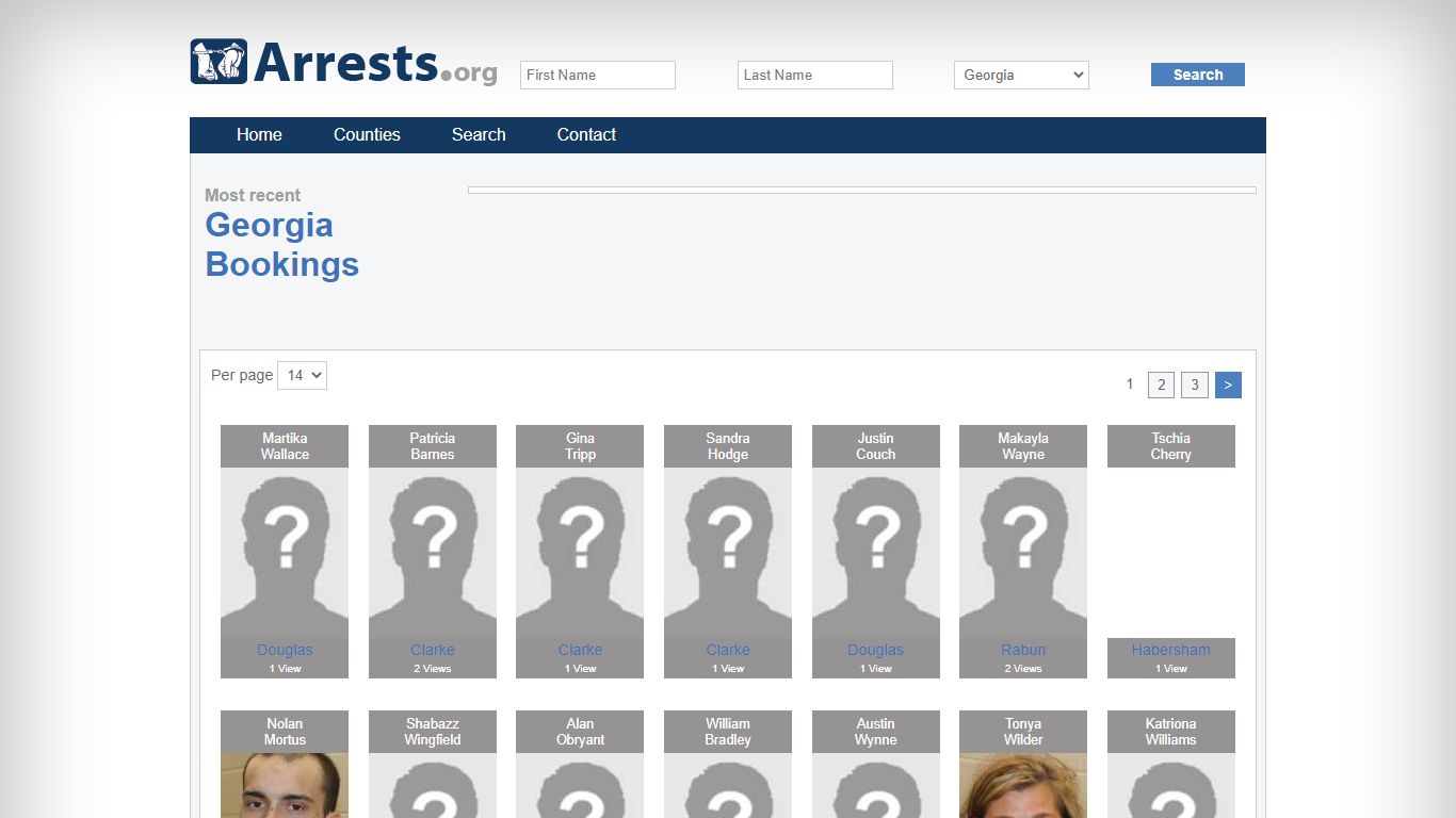 Georgia Arrests and Inmate Search